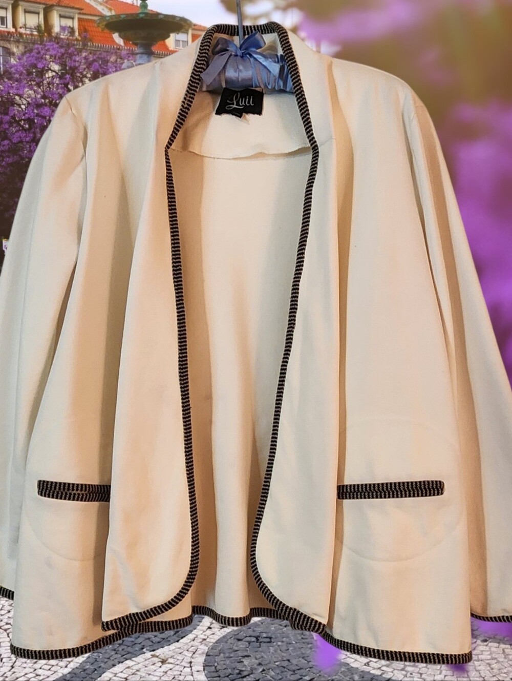 Womens Chic Cream Jacket